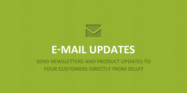 send newsletters and product updates