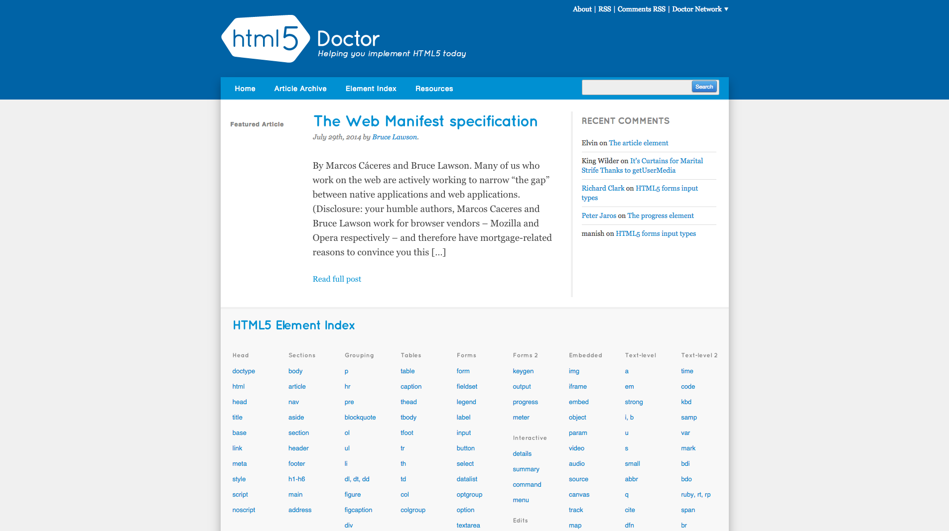 HTML5 Doctor