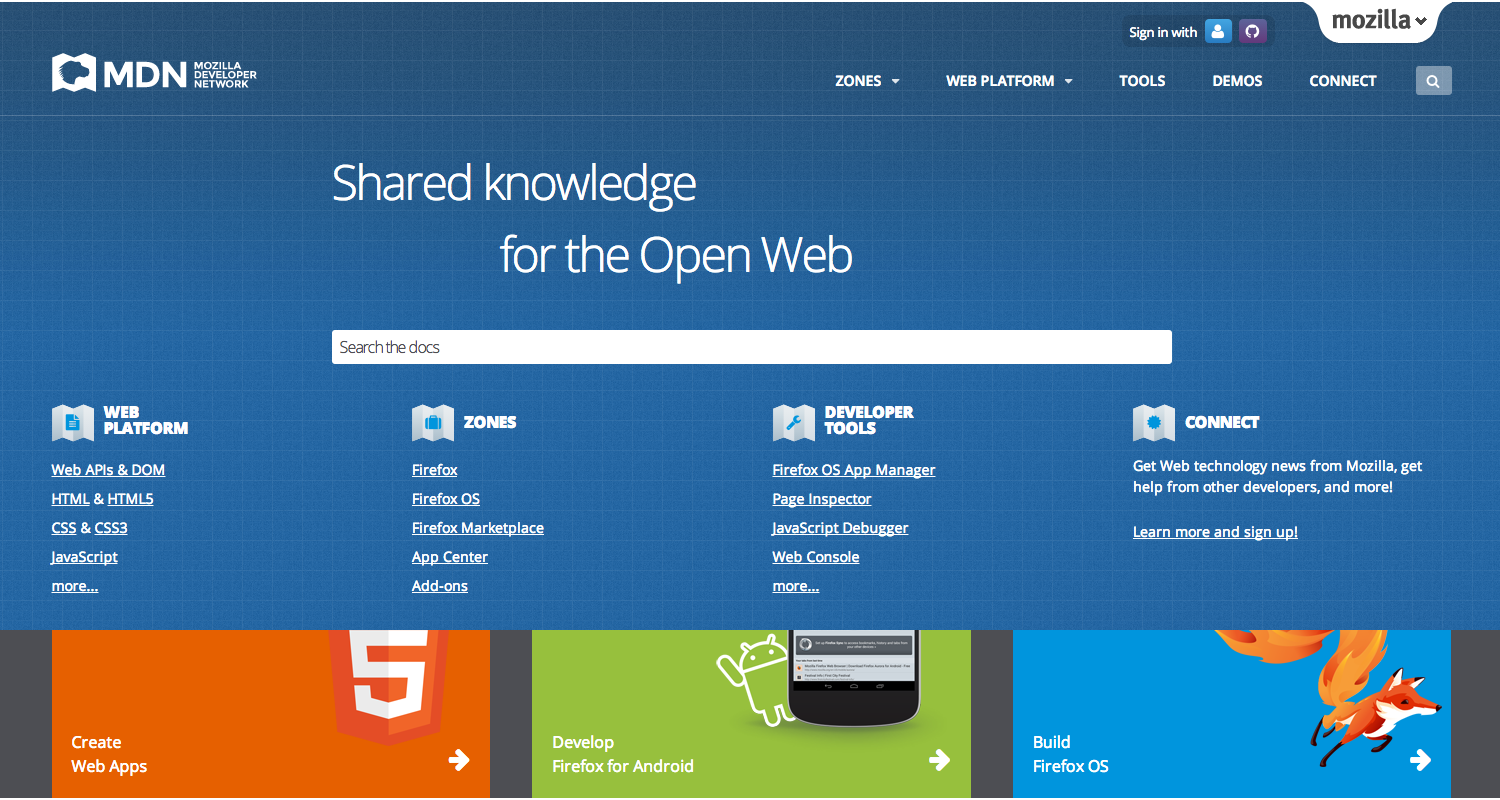 Mozilla Developer Network