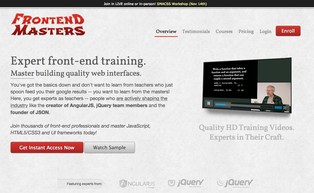 frontend masters