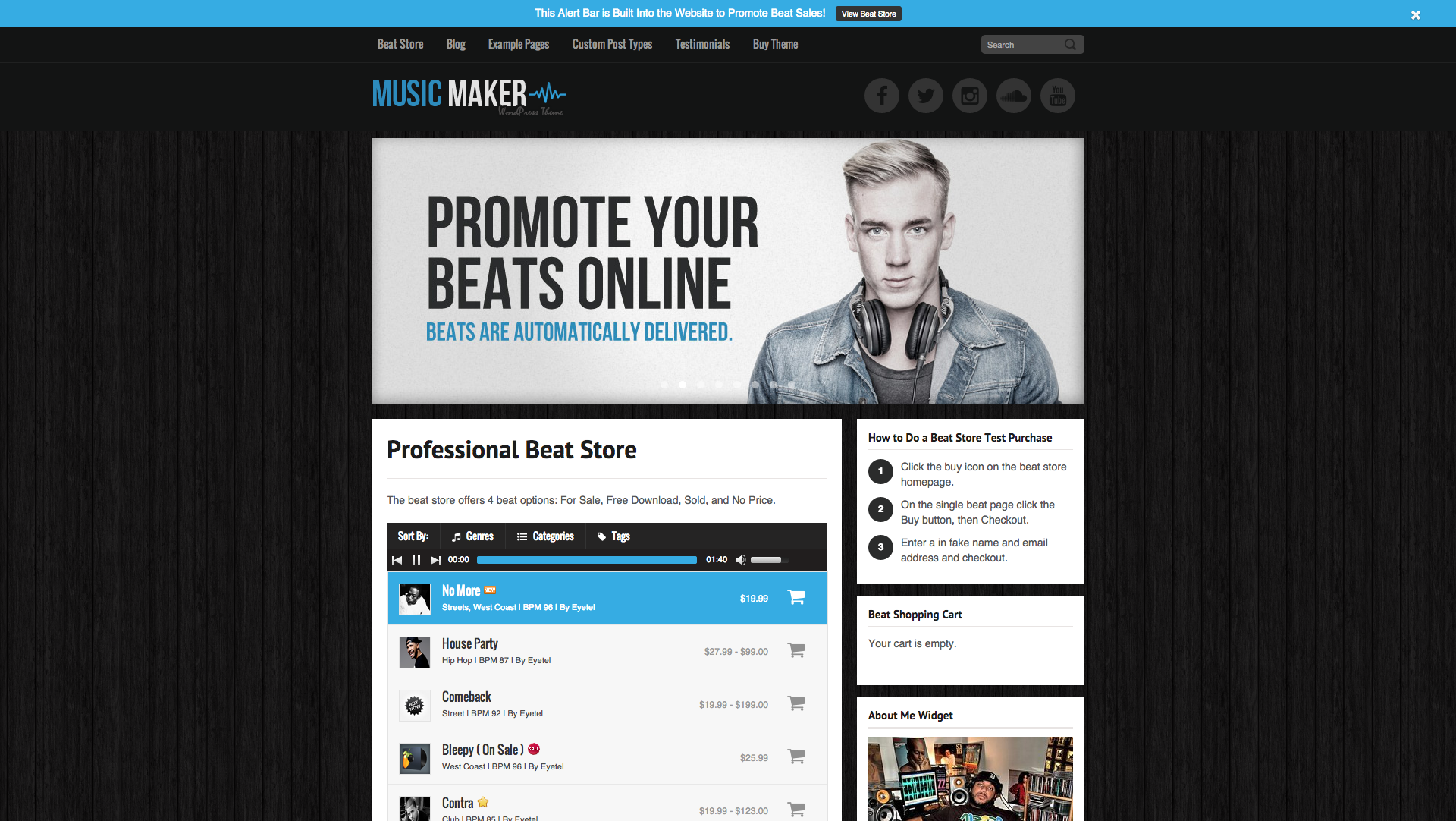 Music Maker template