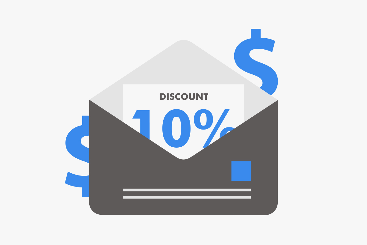 email newsletter offer