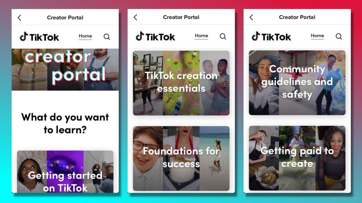 tiktok creator portal