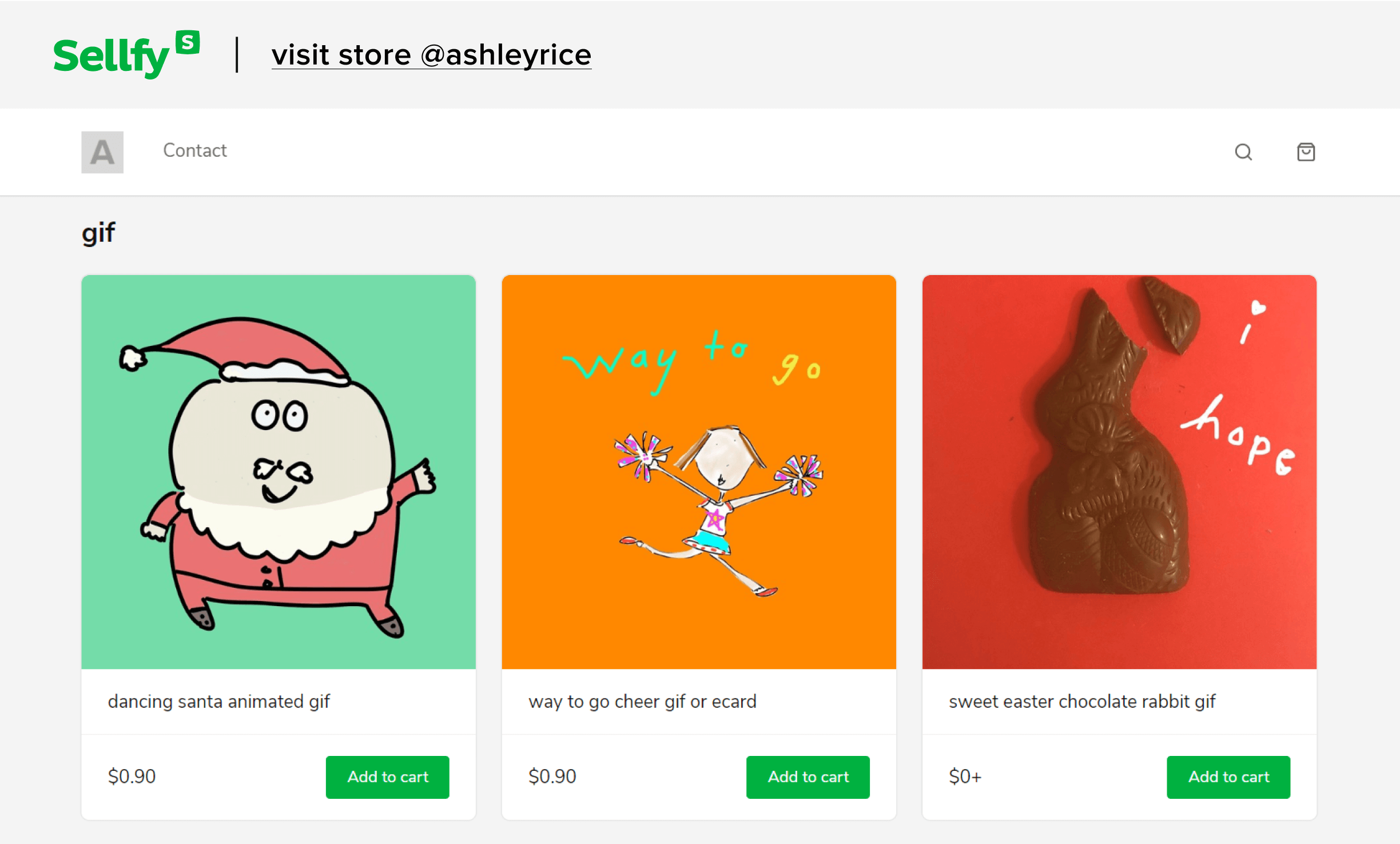 sellfy gifs store