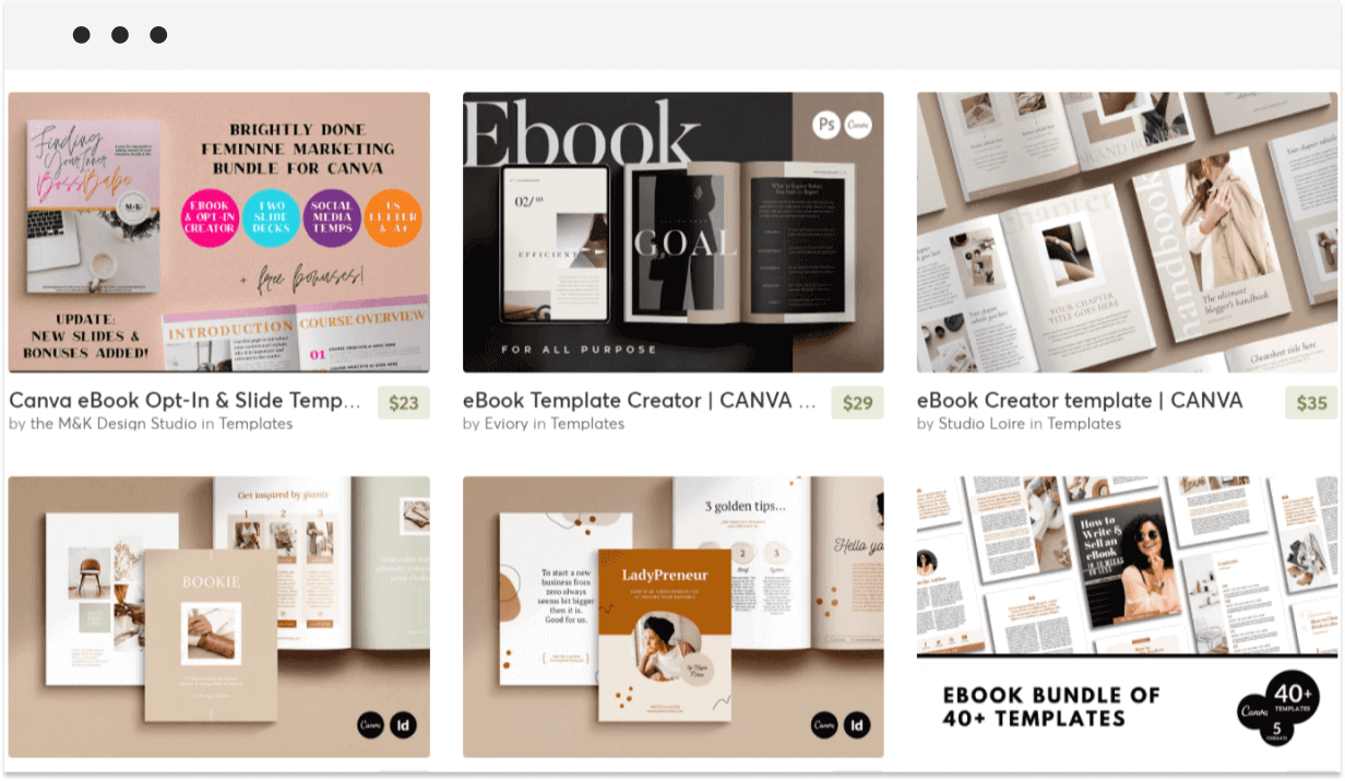 ebook templates