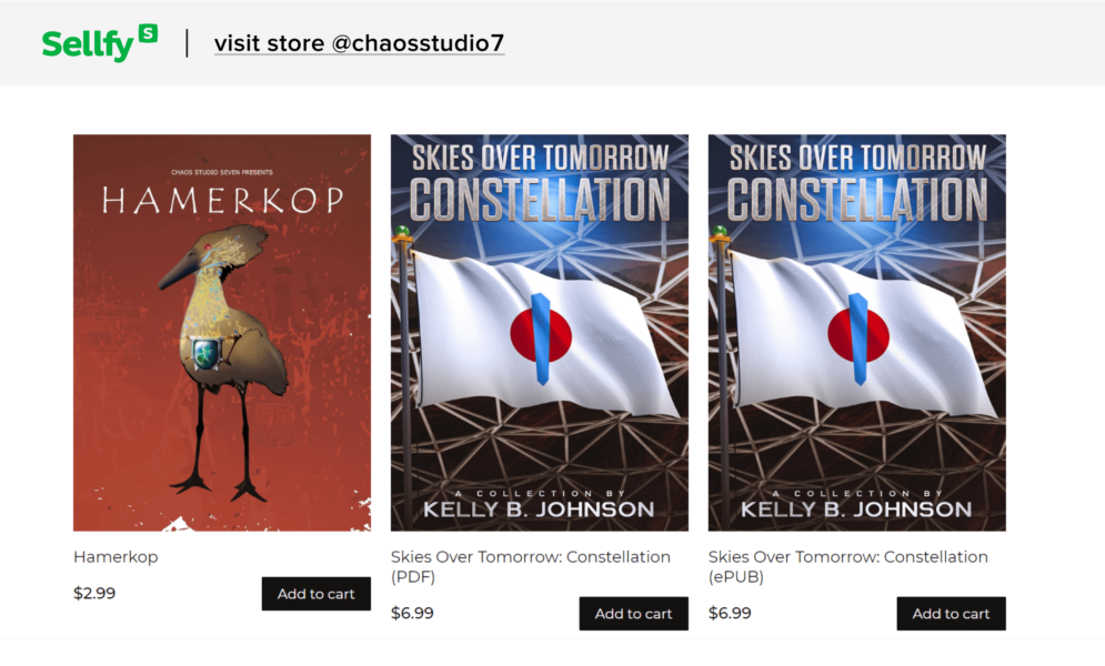 sellfy store chaos studio 7