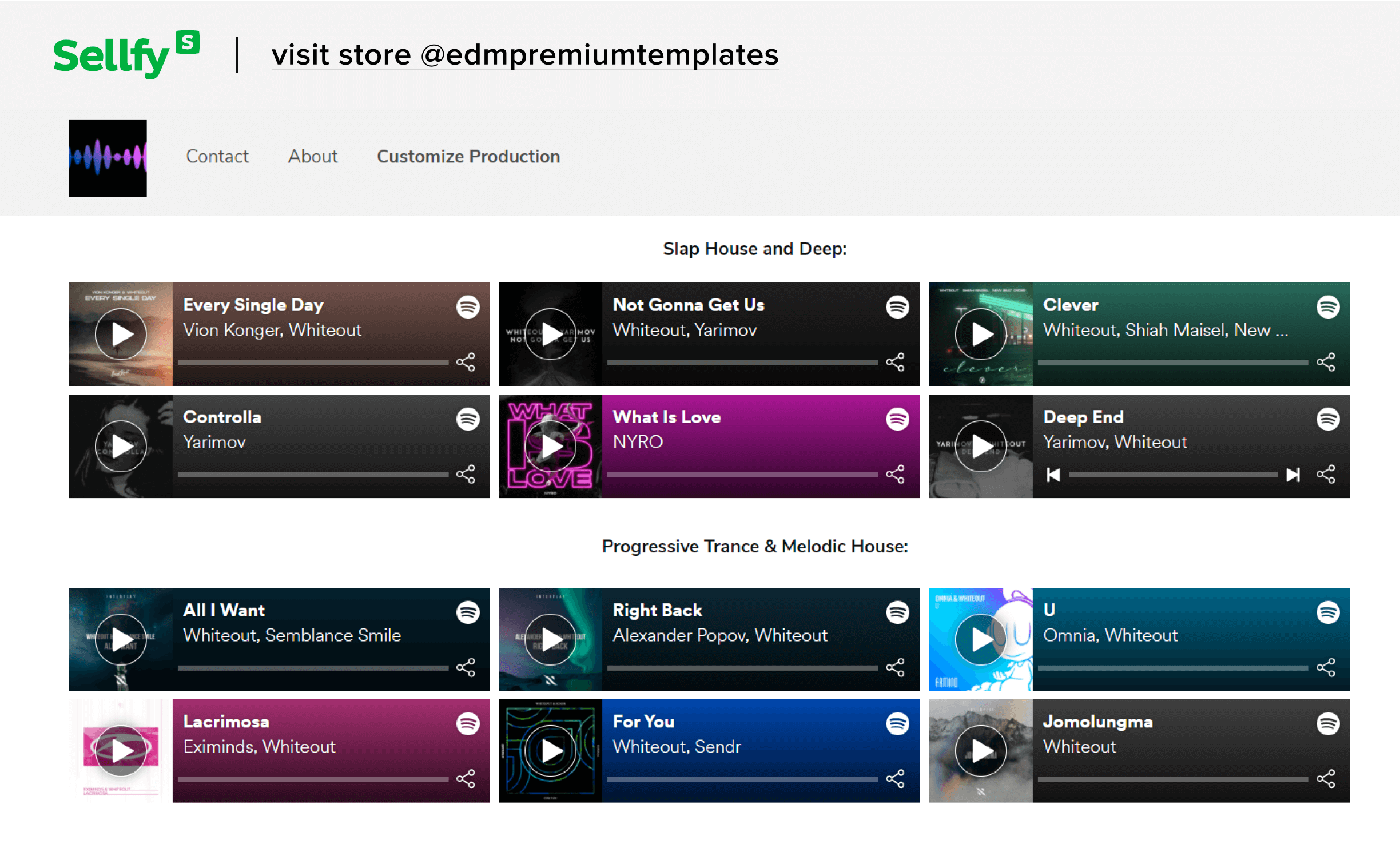 sellfy store soundlabs