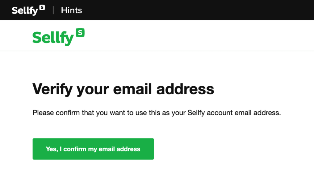 Verify email address