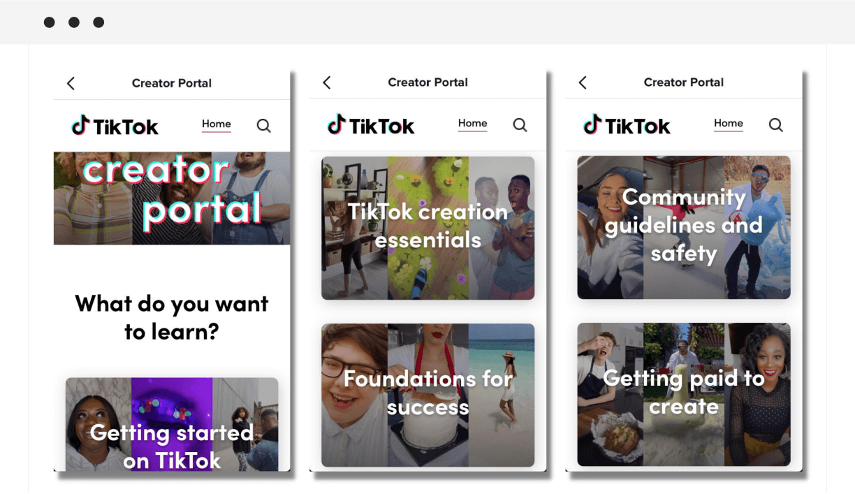 tiktok creator portal