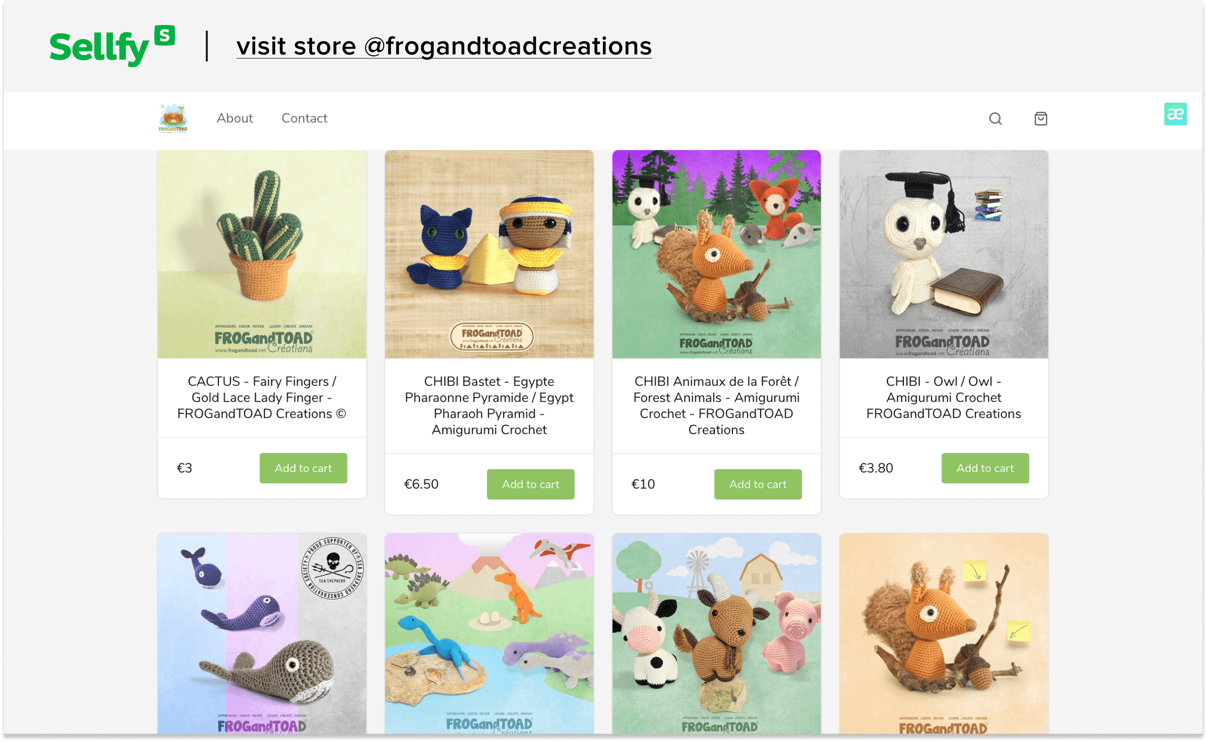 Sellfy store frogandtoadcreations-2