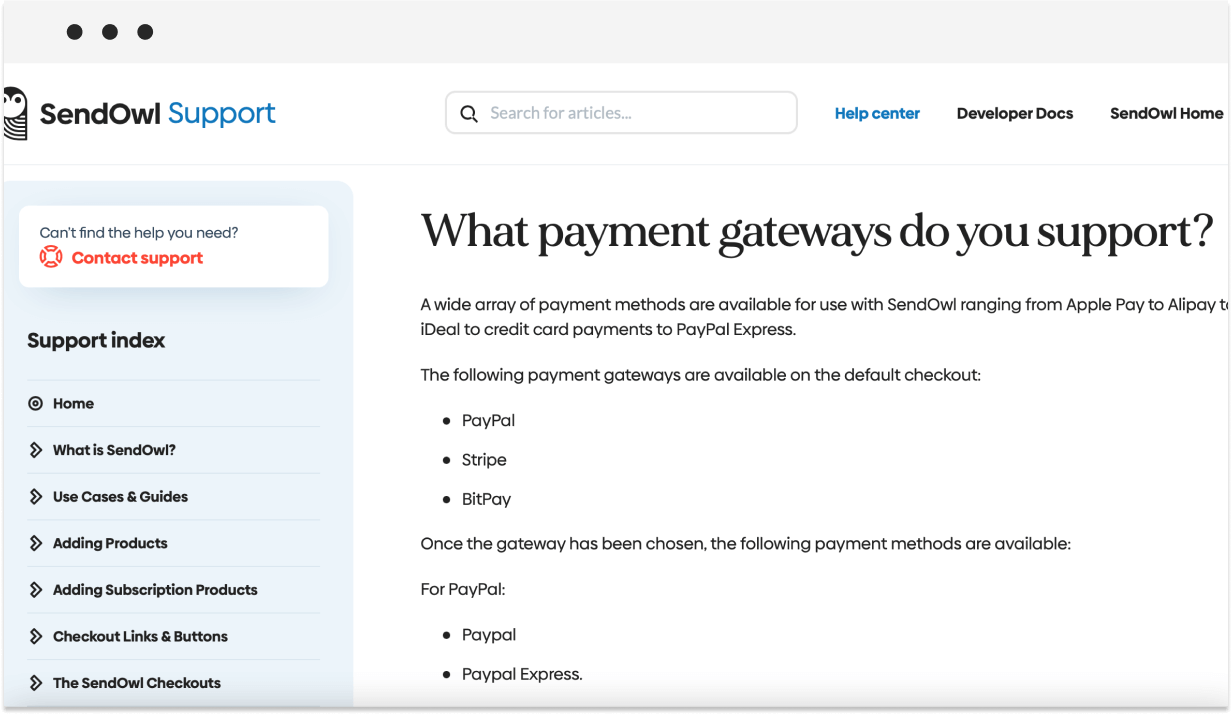 sendowl payment gateways-2