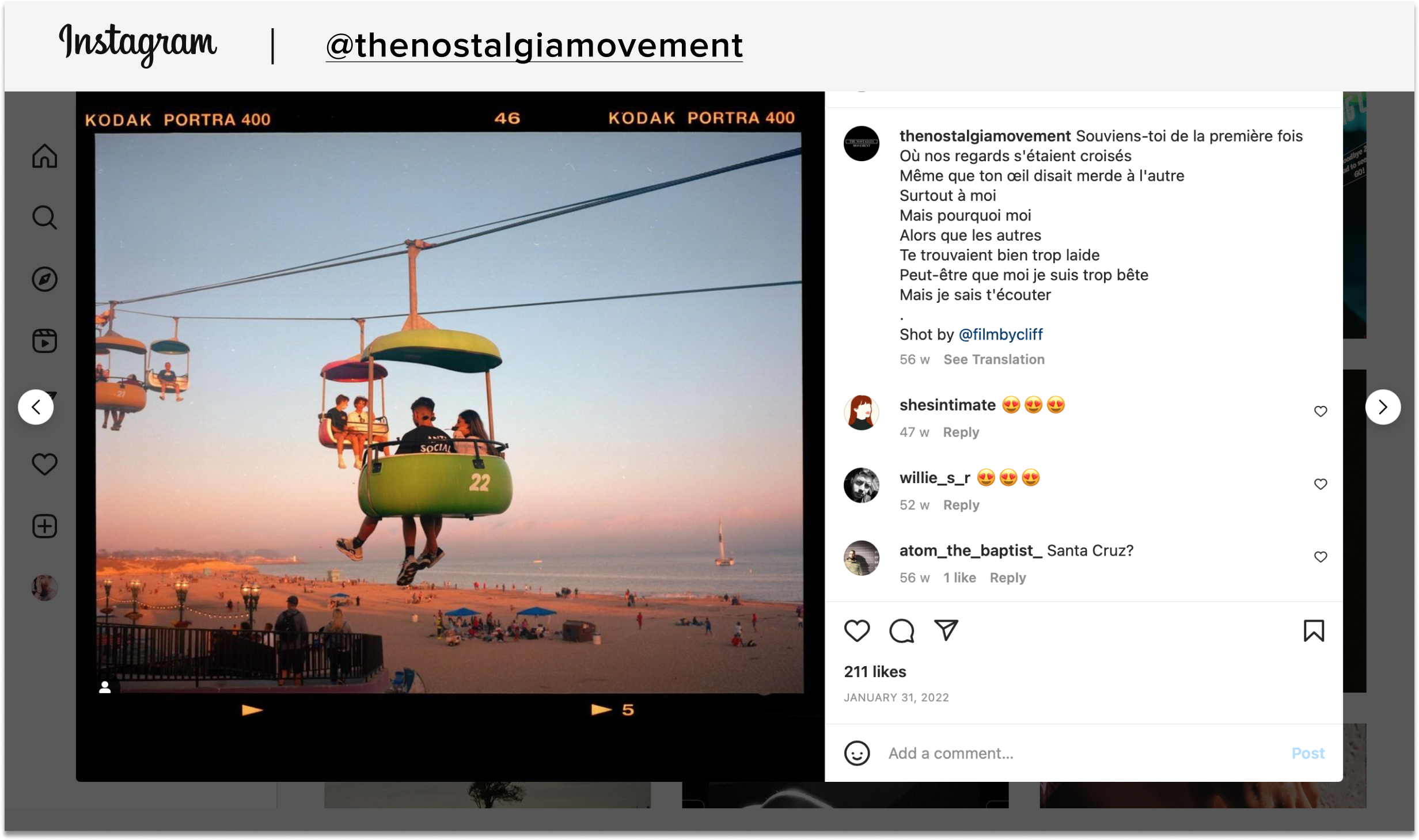 thenostalgiamovement user-generated content