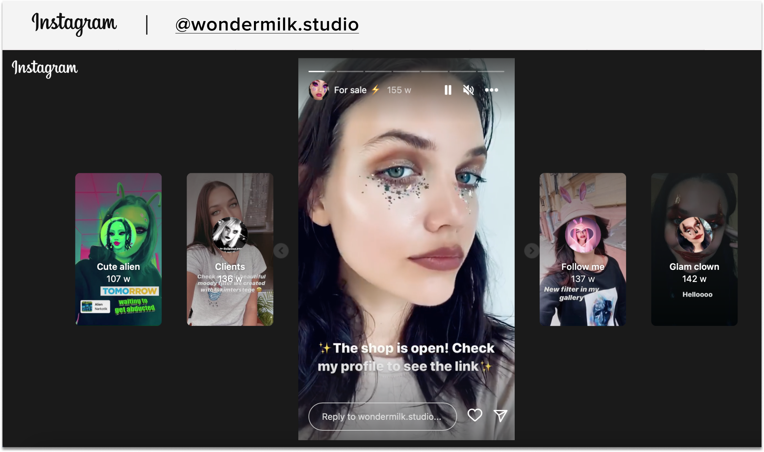 wondermilk studio stories