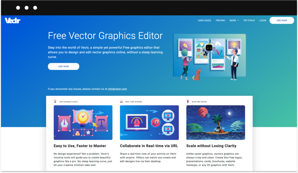 Vectr software