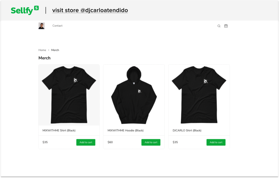 merch store