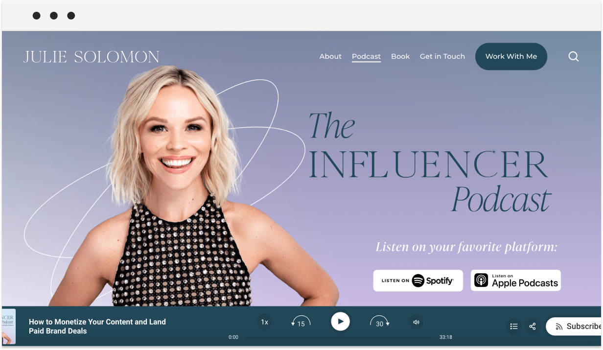 the influencer podcast