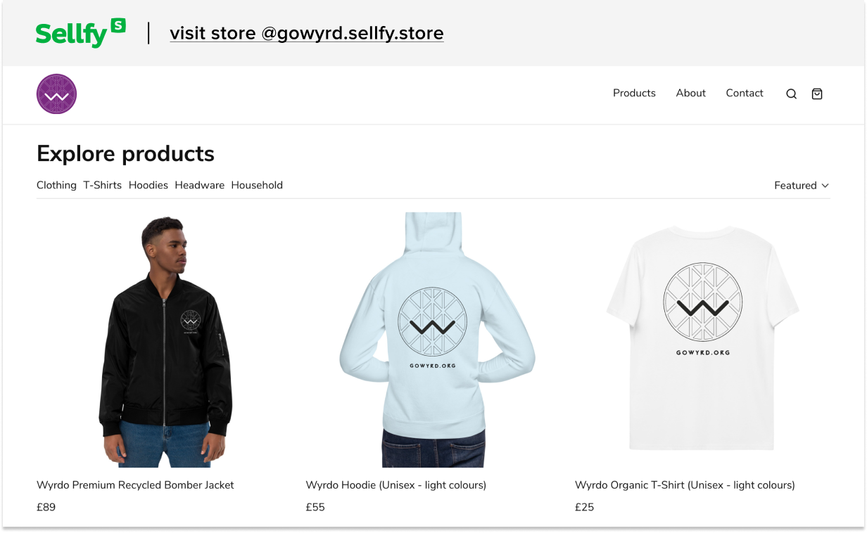 gowyrd sellfy store