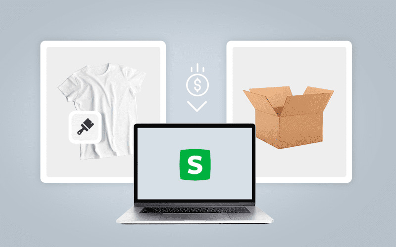 Laptop with Sellfy Logo